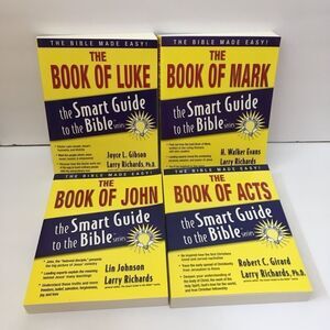 THE SMART GUIDE TO‎ THE BIBLE.  LOT OF 4 SOFTCOVER BOOKS.